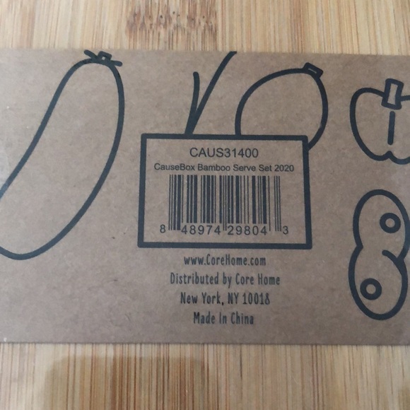 CoreHome Bamboo Serve Set Platter - Picture 7 of 7